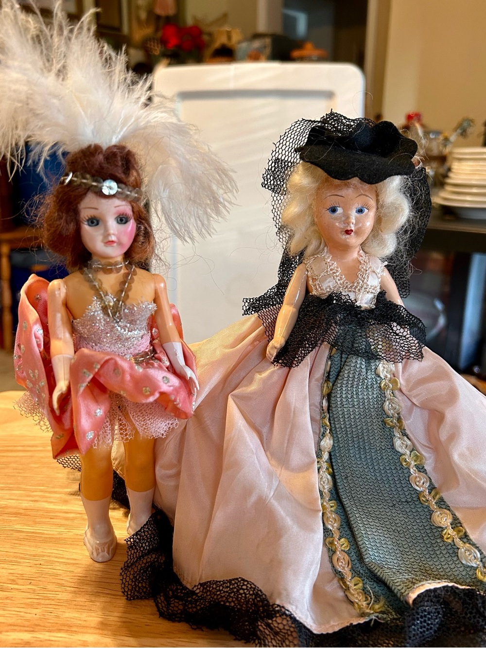 Vintage 1940s/50s Doll Bundle - Showgirl & Southern Belle